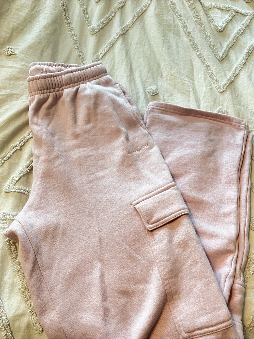 Garage Light Pink Cargo sweats
